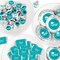 Big Dot of Happiness 2026 Teal Graduation Party Candy Favor Sticker Kit - 304 Pieces